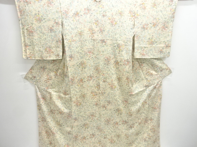 JAPANESE KIMONO / KOMON / FLOWER CART